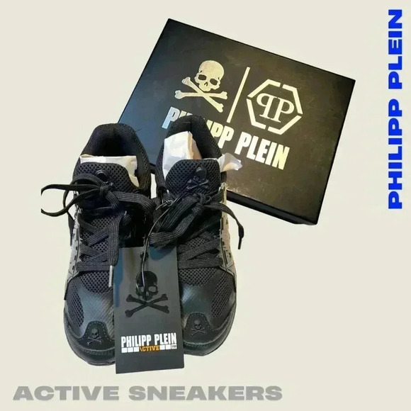 ***NEW with Tags*** Philipp Plein: Active Sneakers - Picture 1 of 4